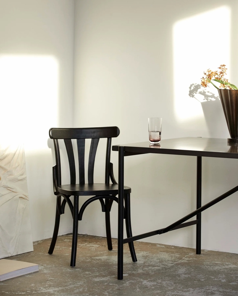 Product photograph of 2 X Nordal Elmo Black Wood Chair Dining Chair from Choice Furniture Superstore.
