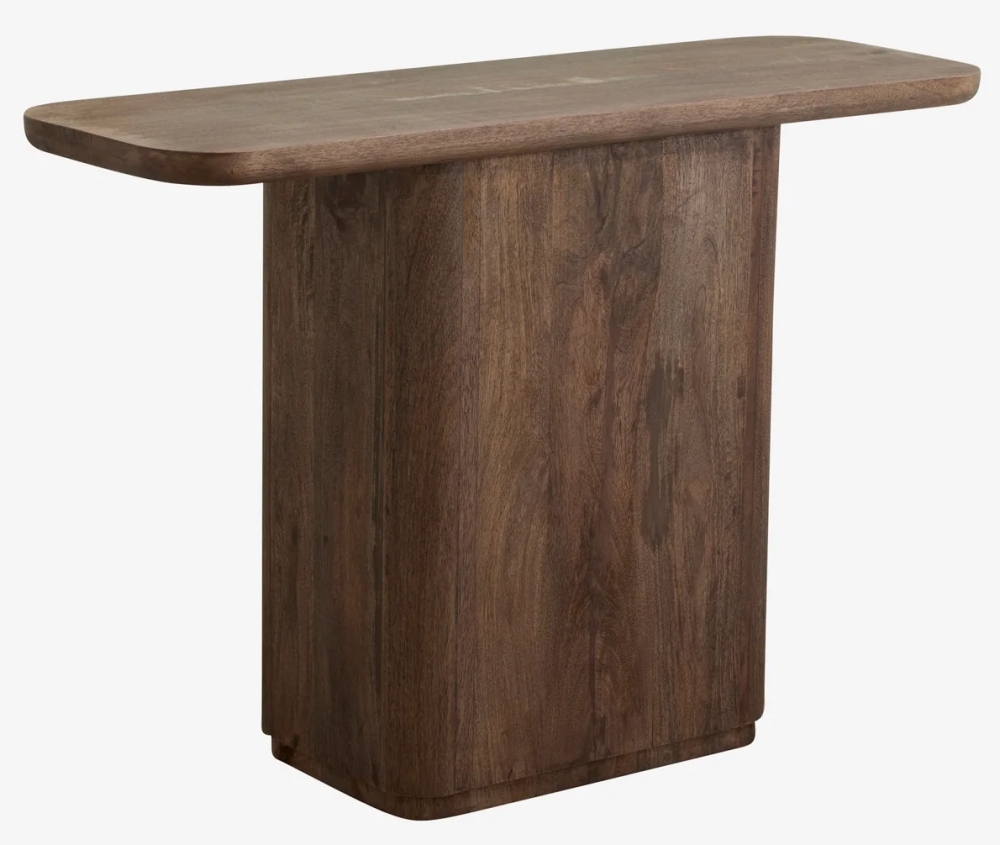 Product photograph of Nordal Toke Mango Wood Console Table from Choice Furniture Superstore.