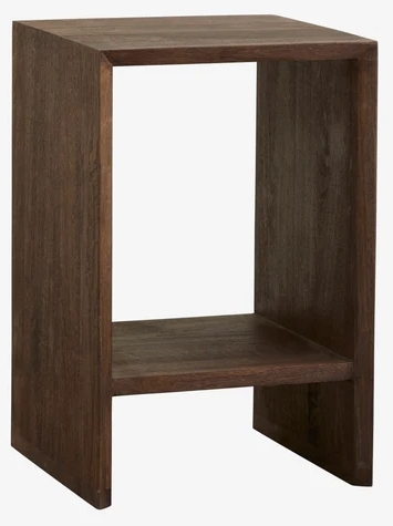 Product photograph of Nordal Napo Mango Wood Side Table from Choice Furniture Superstore.