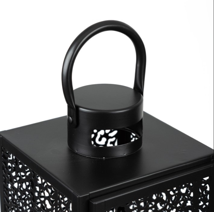 Product photograph of Esme Contemporary Black Steel 3 Lanterns Set Of 2 from Choice Furniture Superstore.