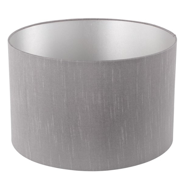 Product photograph of Small Opal Grey Glass Table Lamp With Grey Faux Silk Shade from Choice Furniture Superstore.