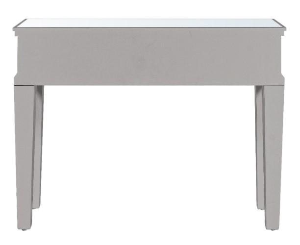 Product photograph of Torino Grey Mirrored Console Table from Choice Furniture Superstore.