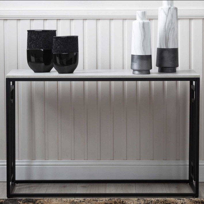 Product photograph of Devon Console Table - 120cm from Choice Furniture Superstore.