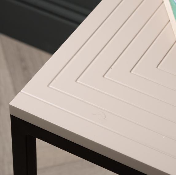 Product photograph of Page Summer Grey End Table from Choice Furniture Superstore.