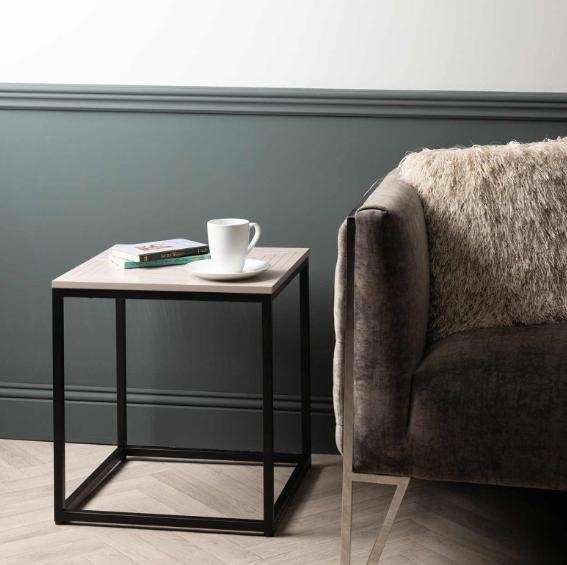 Product photograph of Page Summer Grey End Table from Choice Furniture Superstore.