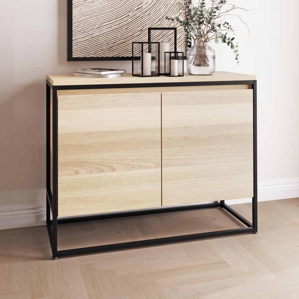 Product photograph of Stockholm Medium Sideboard 105cm With 2 Door from Choice Furniture Superstore.
