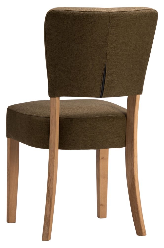 Product photograph of Kimber Forest Fabric Dining Chair Sold In Pairs from Choice Furniture Superstore.