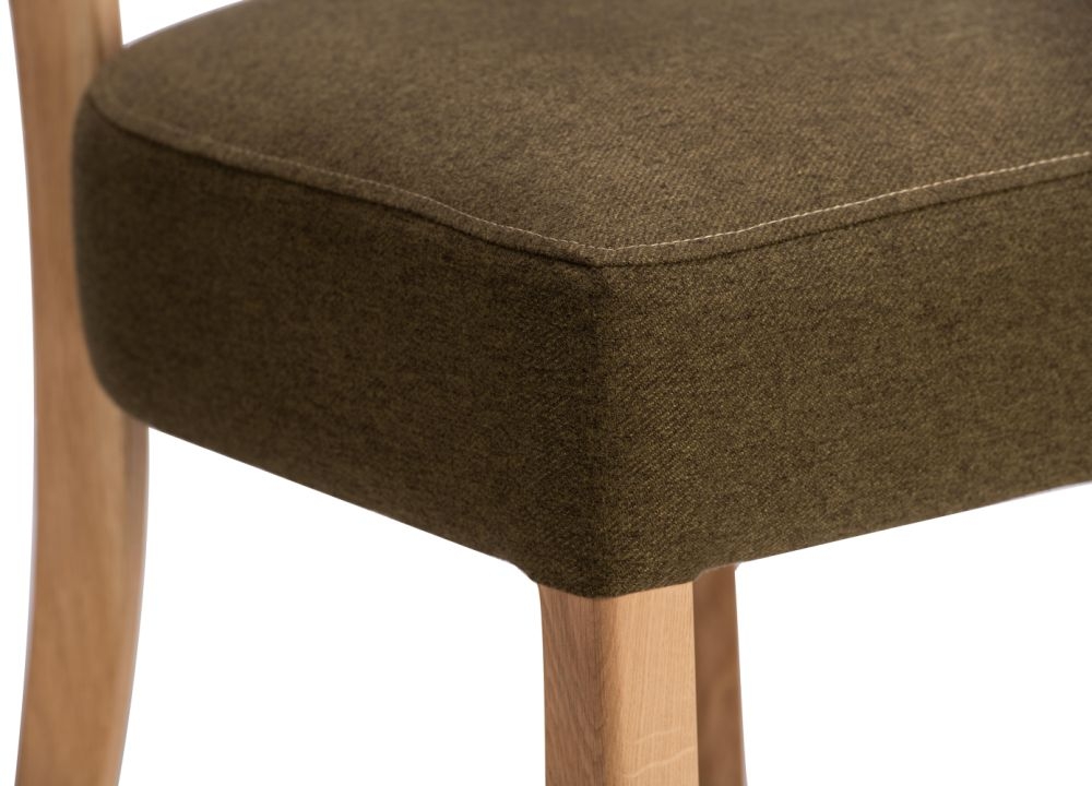 Product photograph of Kimber Forest Fabric Dining Chair Sold In Pairs from Choice Furniture Superstore.