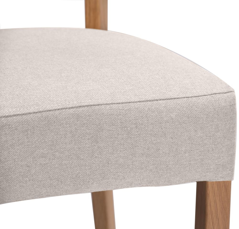 Product photograph of Kimber Linen Fabric Dining Chair Sold In Pairs from Choice Furniture Superstore.