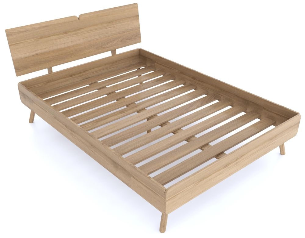 Product photograph of Liv Scandinavian Oak Bed from Choice Furniture Superstore.