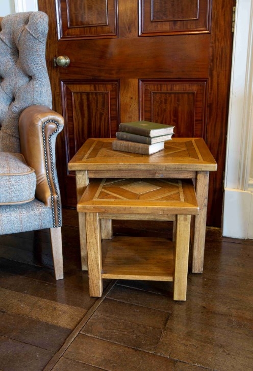 Product photograph of Carlton Manor Welbeck Nest Of 2 Tables from Choice Furniture Superstore.