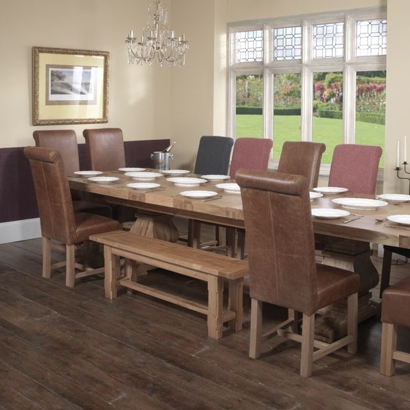 Product photograph of Carlton Windermere Oak Extending Dining Table Rectangular Top from Choice Furniture Superstore.