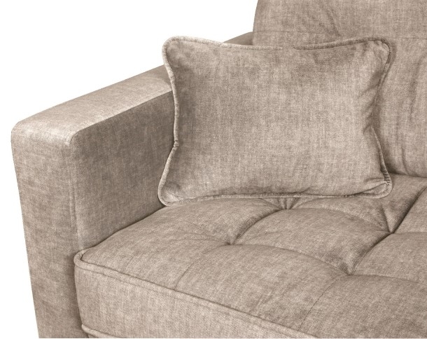 Product photograph of Carlton Connections Nero Taupe Fabric 3 Seater Sofa from Choice Furniture Superstore.