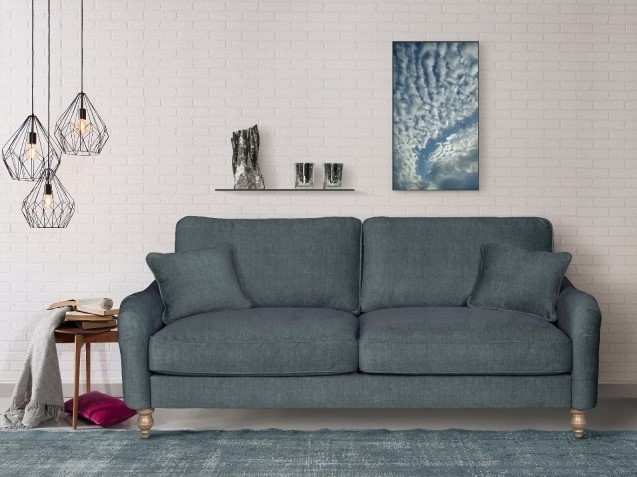 Product photograph of Carlton Connections Soho Pacific Fabric 2 Seater Sofa from Choice Furniture Superstore.