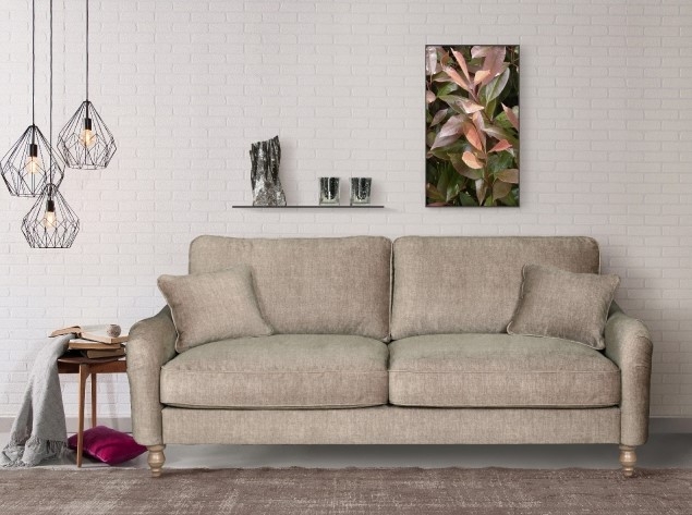 Product photograph of Carlton Connections Soho Taupe Fabric 2 Seater Sofa from Choice Furniture Superstore.