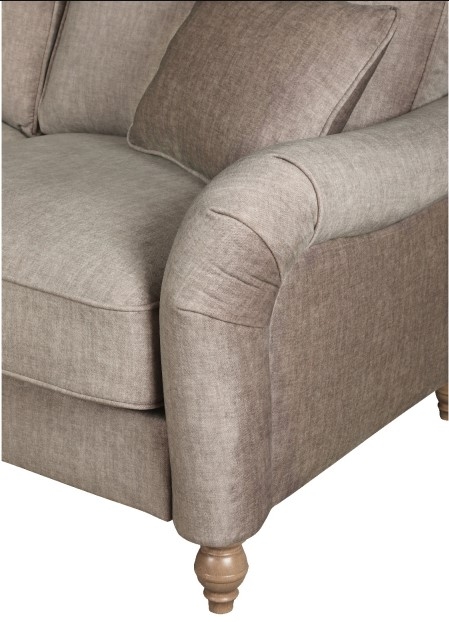 Product photograph of Carlton Connections Soho Taupe Fabric 2 Seater Sofa from Choice Furniture Superstore.