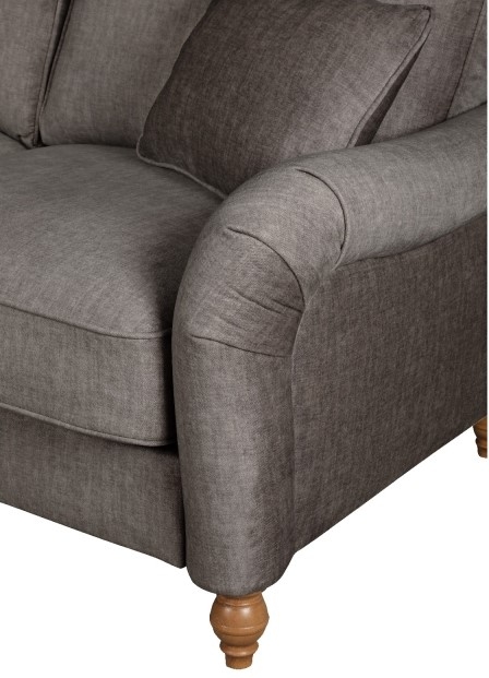 Product photograph of Connections Soho Fabric 3 Seater Sofa - Comes In Grey Pacific Winter Moss Options from Choice Furniture Superstore.