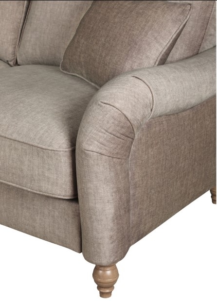 Product photograph of Carlton Connections Soho Taupe Fabric 3 Seater Sofa from Choice Furniture Superstore.