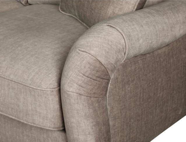 Product photograph of Carlton Connections Soho Taupe Fabric 3 Seater Sofa from Choice Furniture Superstore.