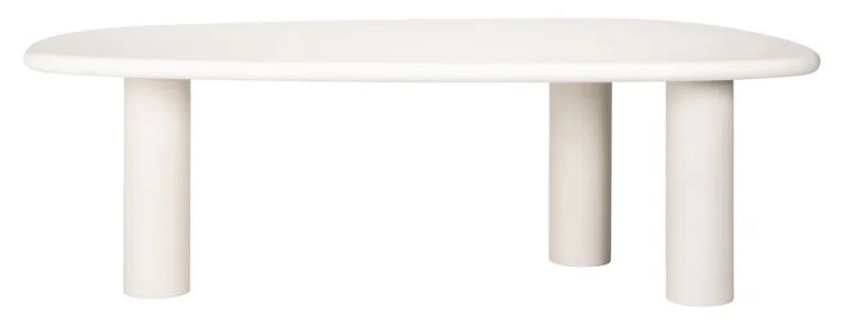 Product photograph of Bloomstone White 235cm Dining Table from Choice Furniture Superstore.