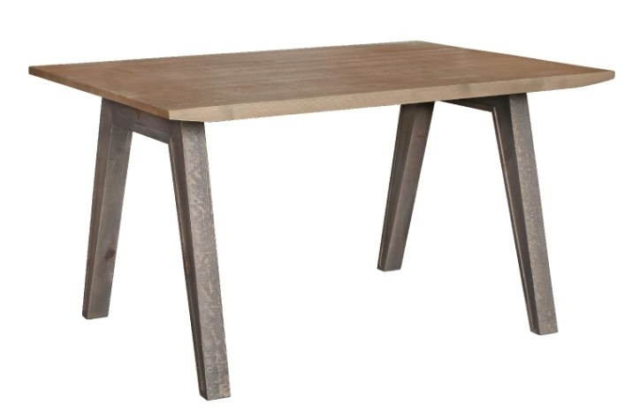 Product photograph of Carlton Boardwalk Distressed Pine Dining Table 140cm Rectangular Top from Choice Furniture Superstore.