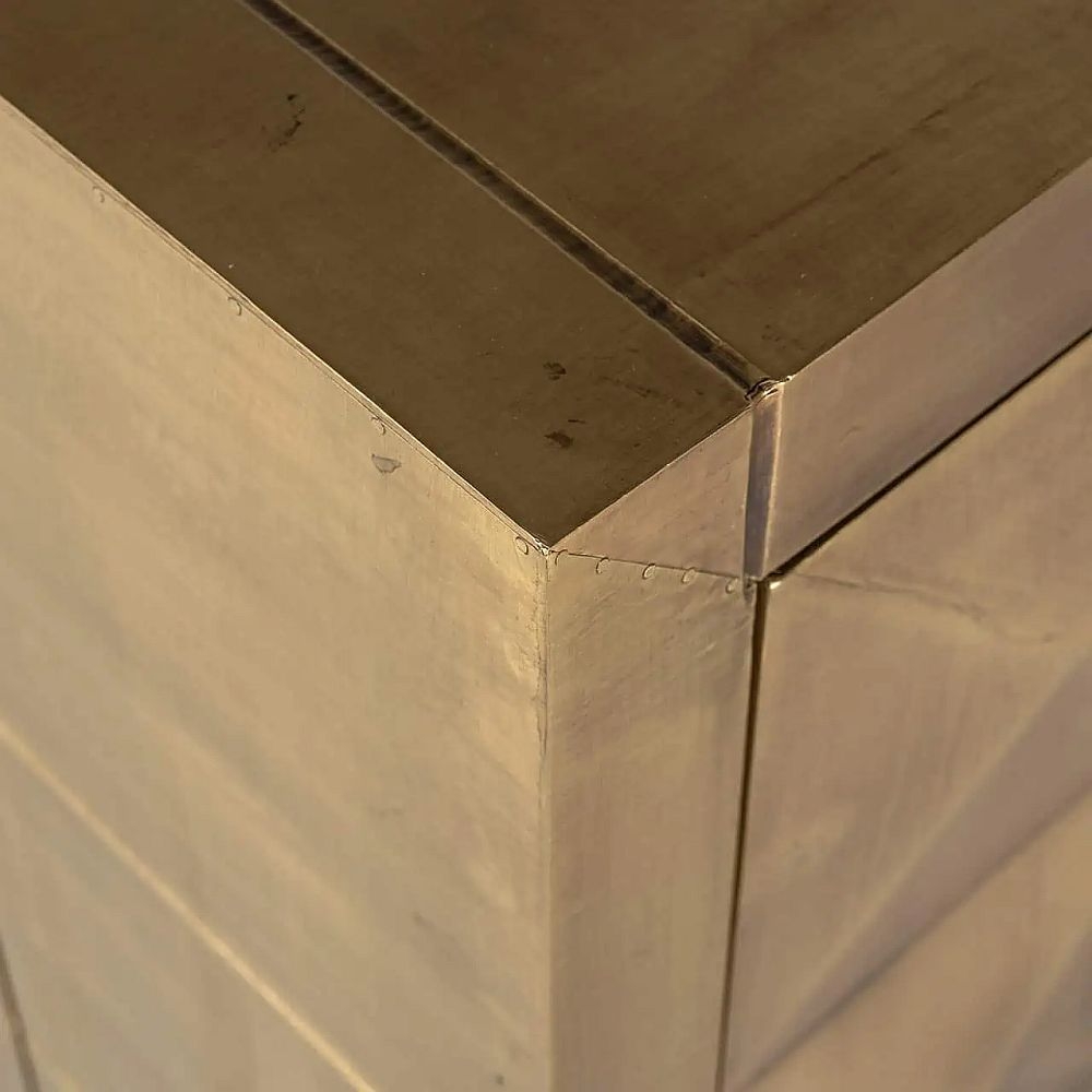 Product photograph of Collada Brushed Gold 3 Door Sideboard from Choice Furniture Superstore.