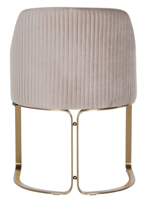 Product photograph of Hadley Khaki Velvet Fabric Armchair With Gold Legs from Choice Furniture Superstore.