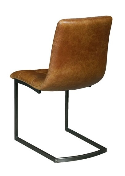 Product photograph of Carlton Contempo Bespoke Leo Fabric With Metal Legs Dining Chair from Choice Furniture Superstore.