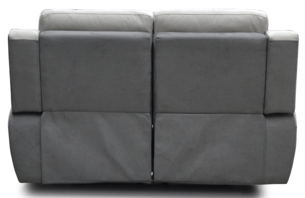 Product photograph of Avanti Grey Fabric Upholstered 2 Seater Recliner Sofa from Choice Furniture Superstore.