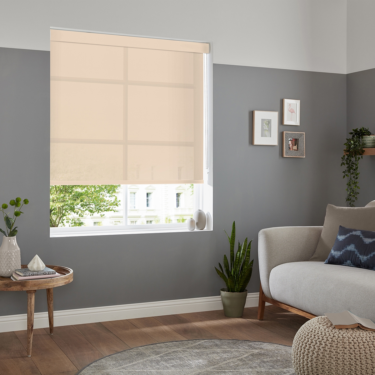 Product photograph of Boho Almond Roller Blind from Choice Furniture Superstore.