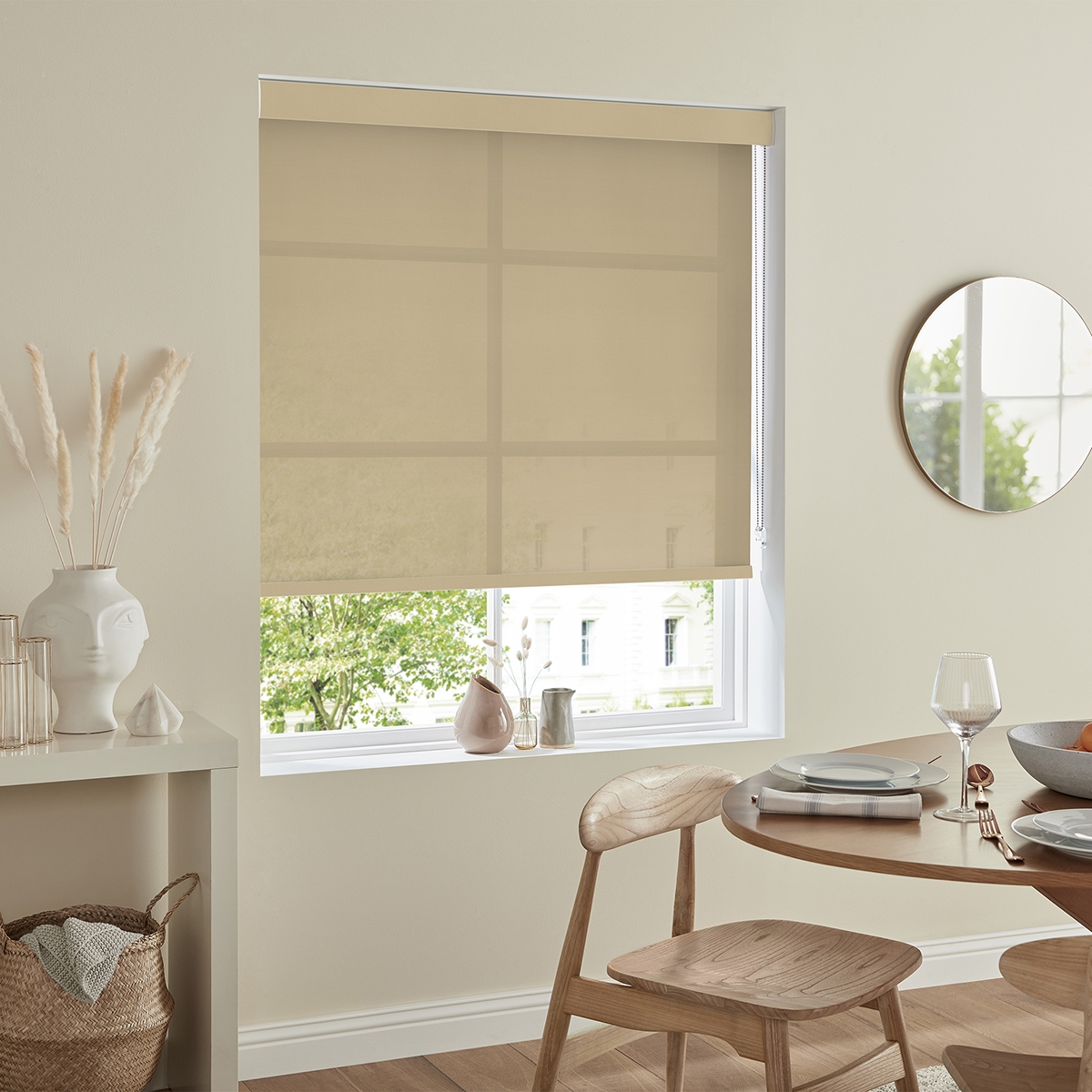 Product photograph of Boho Stone Roller Blind from Choice Furniture Superstore.