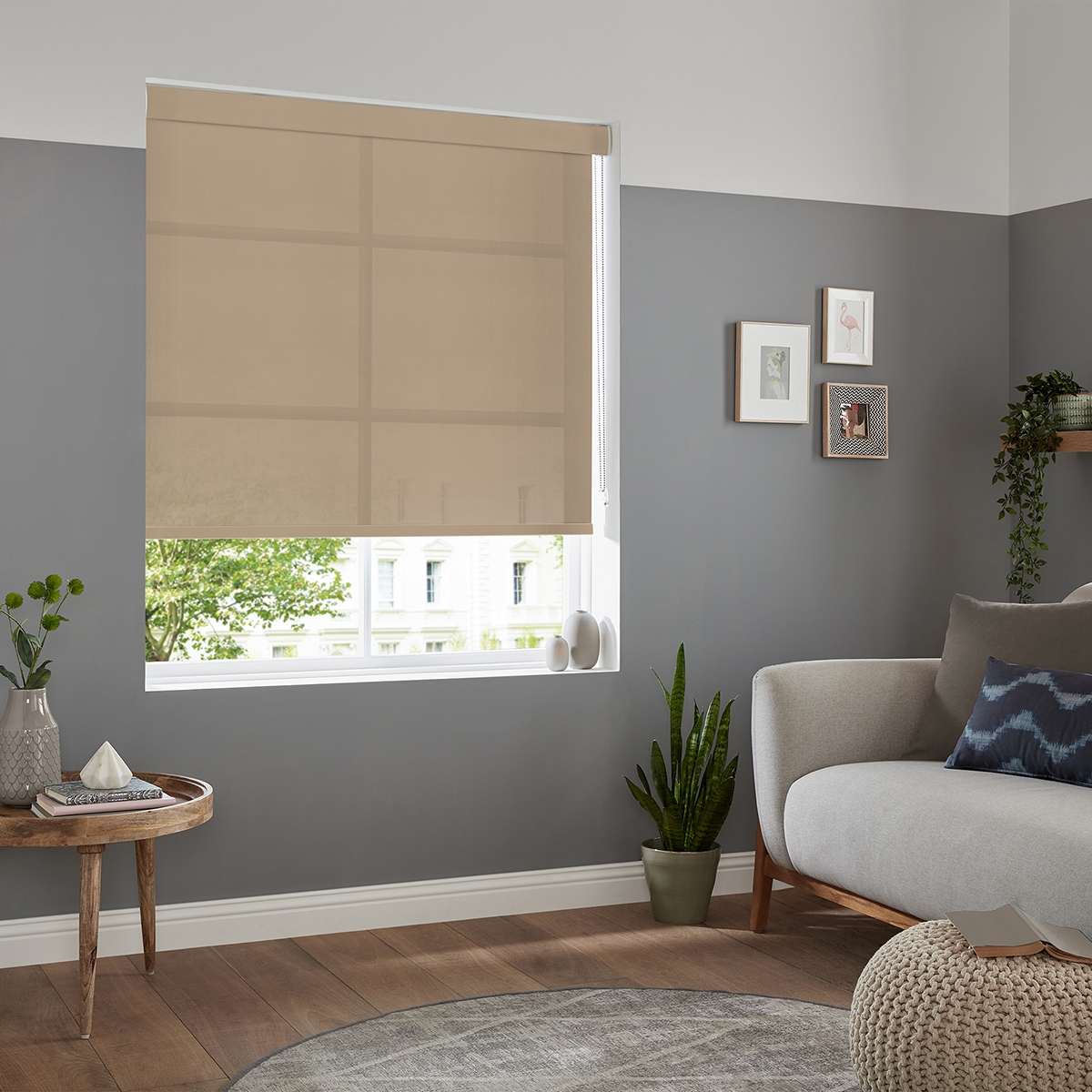 Product photograph of Boho Fawn Roller Blind from Choice Furniture Superstore.
