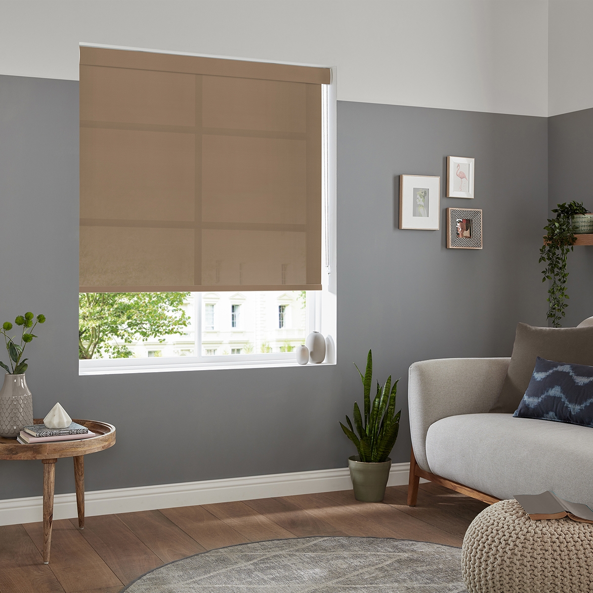 Product photograph of Boho Coco Roller Blind from Choice Furniture Superstore.