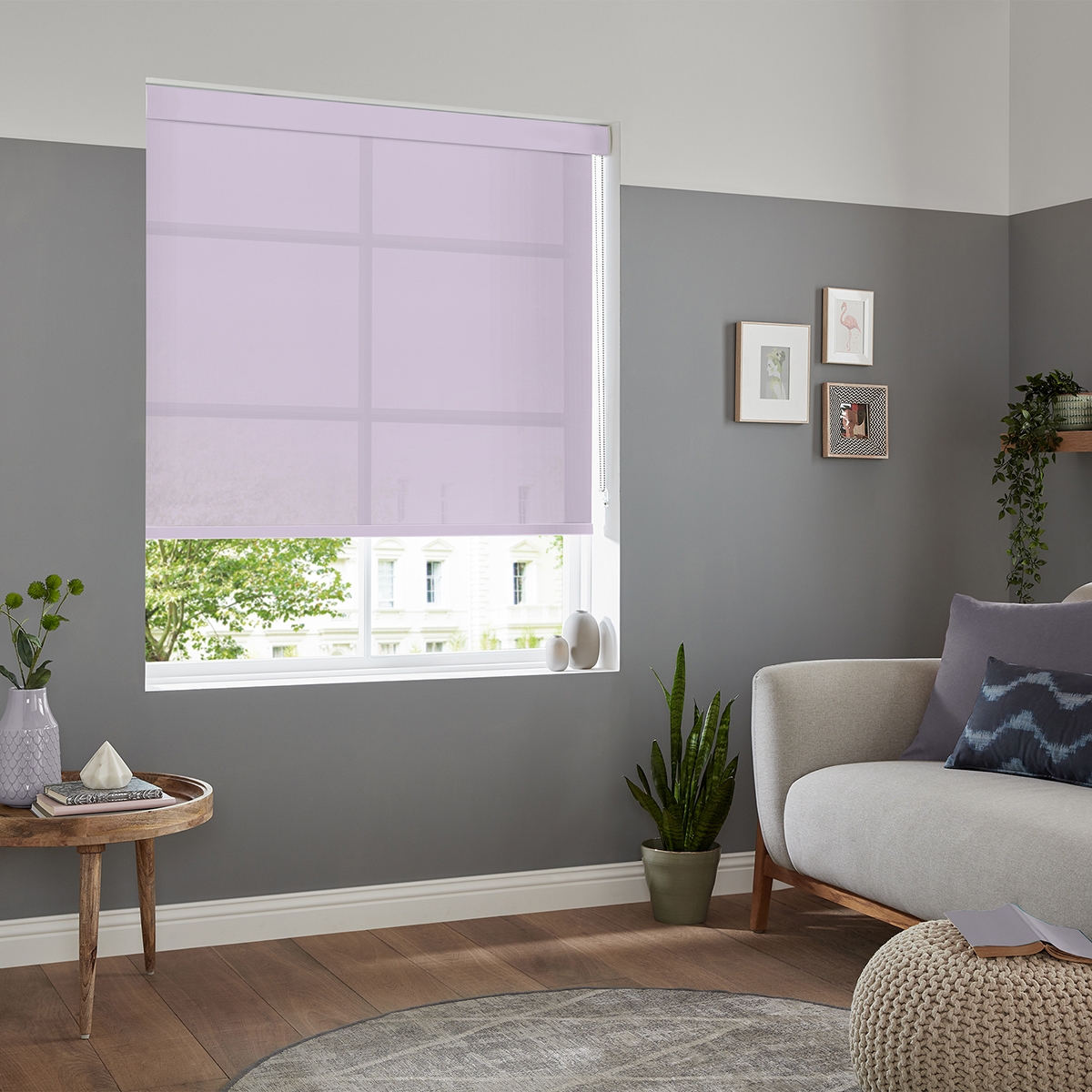 Product photograph of Boho Lavender Roller Blind from Choice Furniture Superstore.