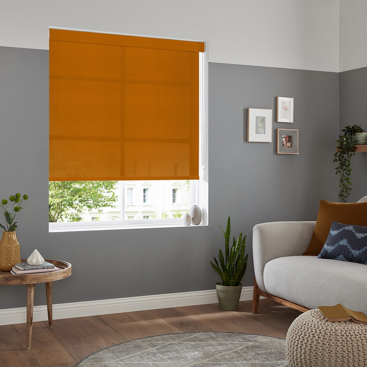 Product photograph of Boho Terracotta Roller Blind from Choice Furniture Superstore.