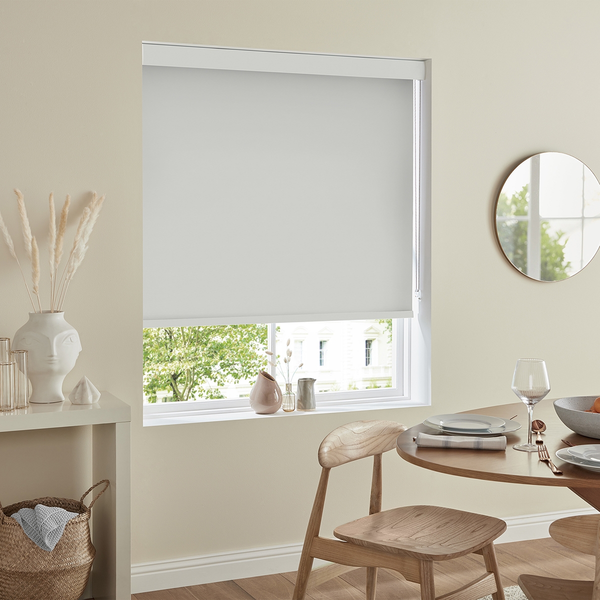 Product photograph of Renard Mist Roller Blind from Choice Furniture Superstore.