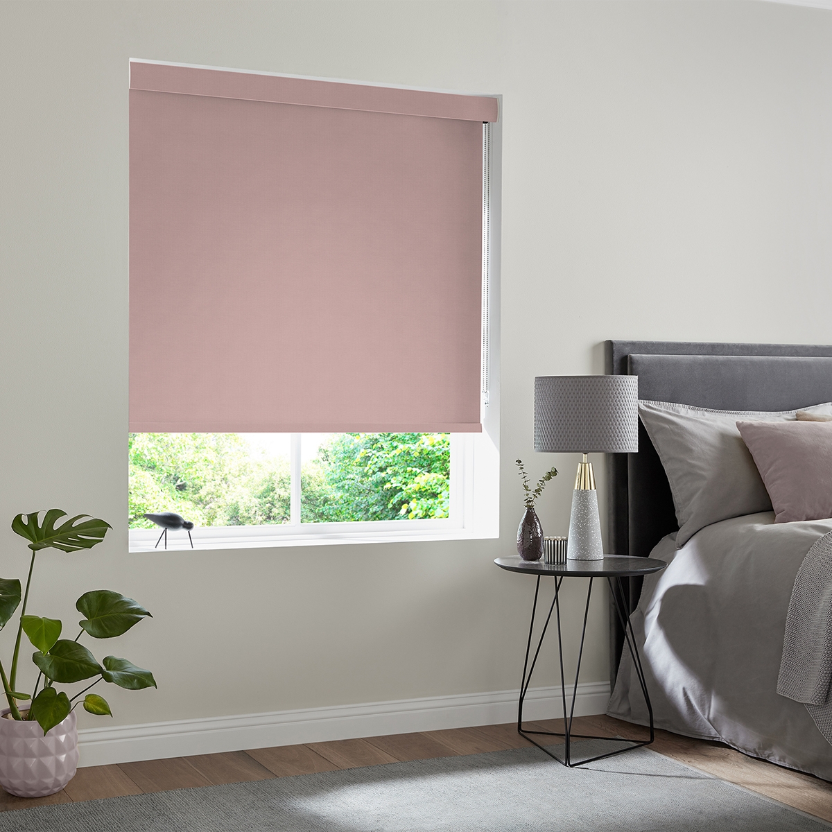 Product photograph of Renard Blush Roller Blind from Choice Furniture Superstore.
