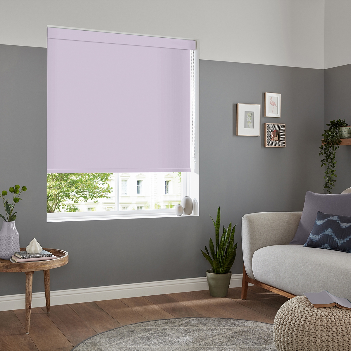 Product photograph of Renard Lavender Roller Blind from Choice Furniture Superstore.