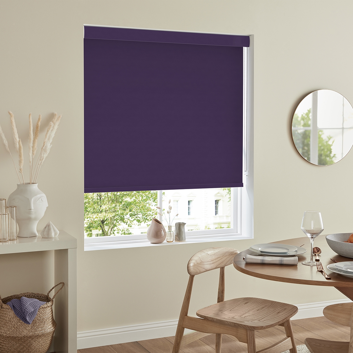 Product photograph of Renard Grape Roller Blind from Choice Furniture Superstore.