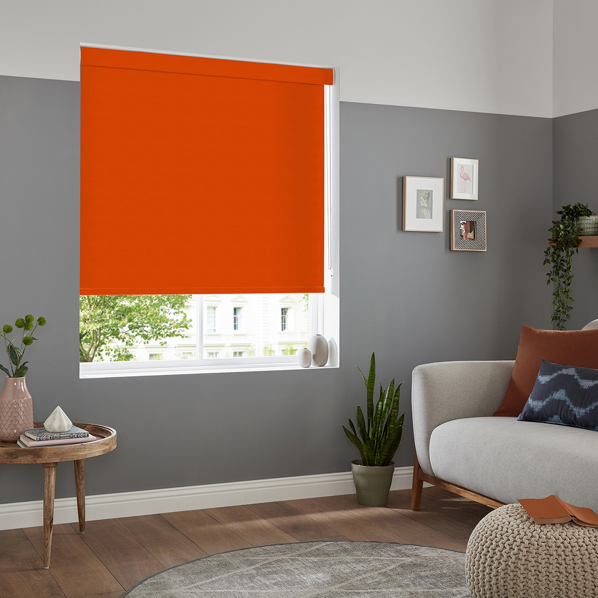 Product photograph of Renard Red Roller Blind from Choice Furniture Superstore.