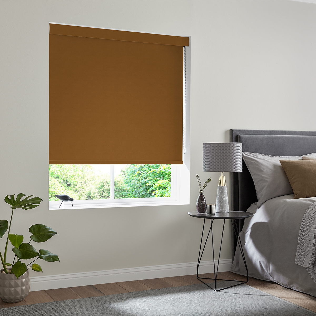 Product photograph of Renard Terracotta Roller Blind from Choice Furniture Superstore.