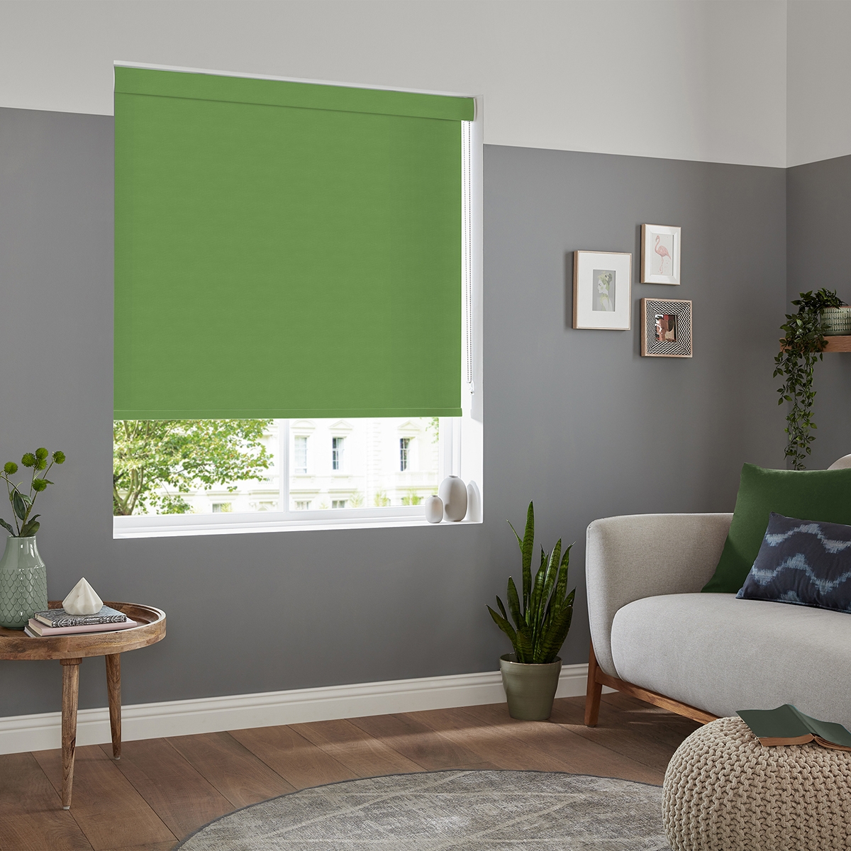 Product photograph of Renard Sage Roller Blind from Choice Furniture Superstore.