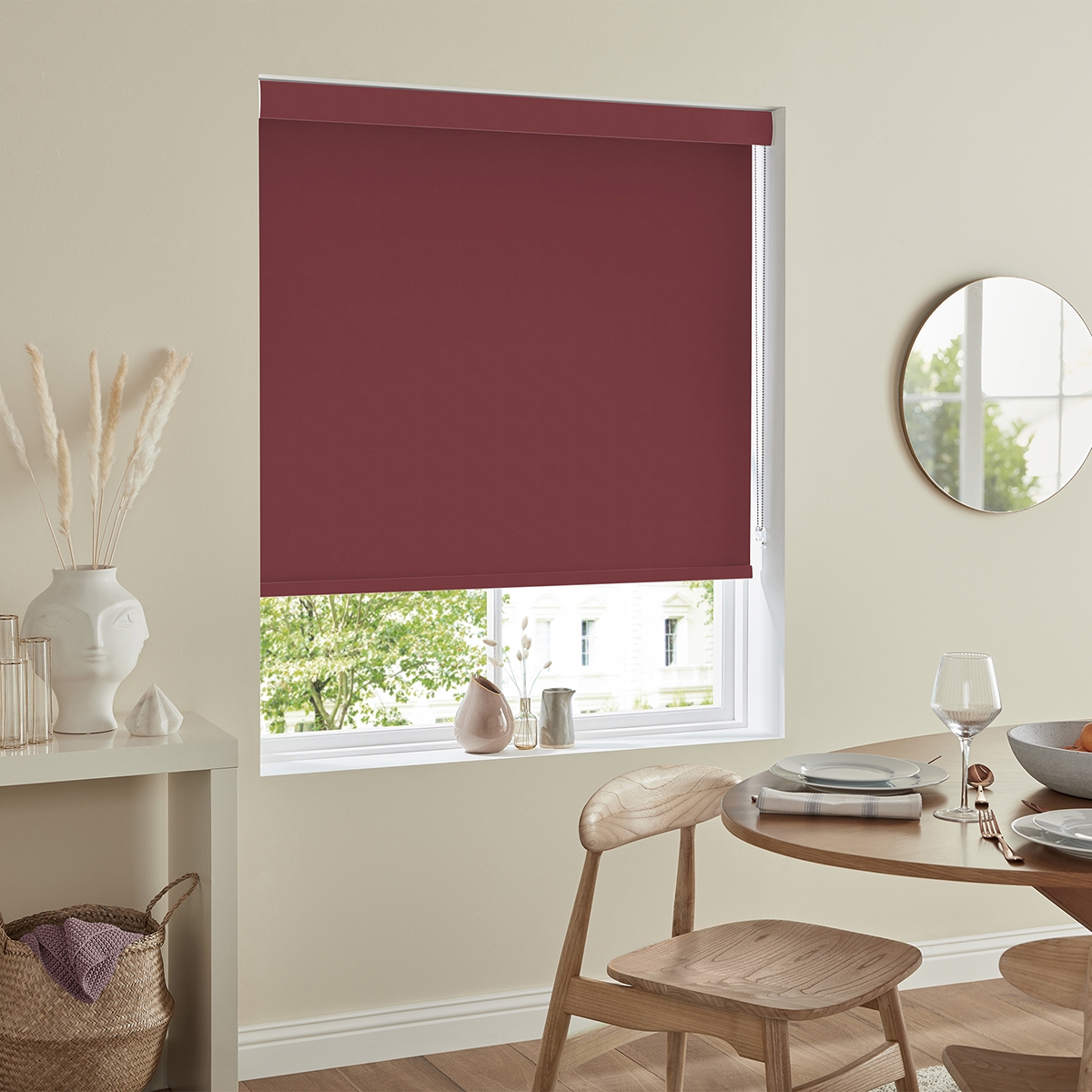 Product photograph of Miranda Rose Roller Blind from Choice Furniture Superstore.