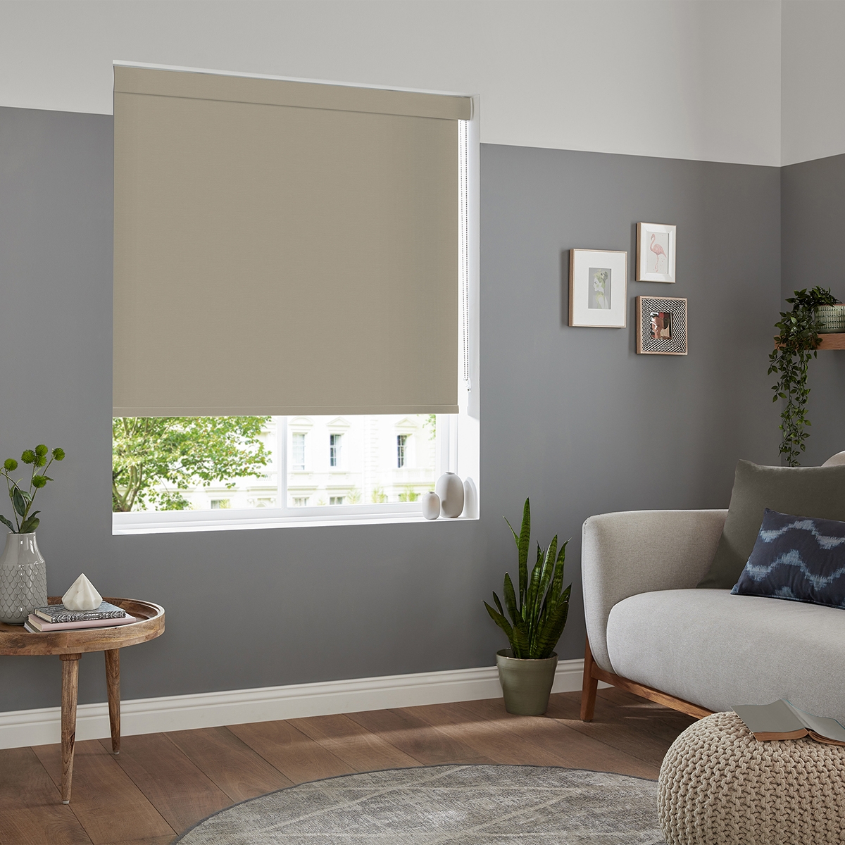 Product photograph of Miranda Dusky Roller Blind from Choice Furniture Superstore.