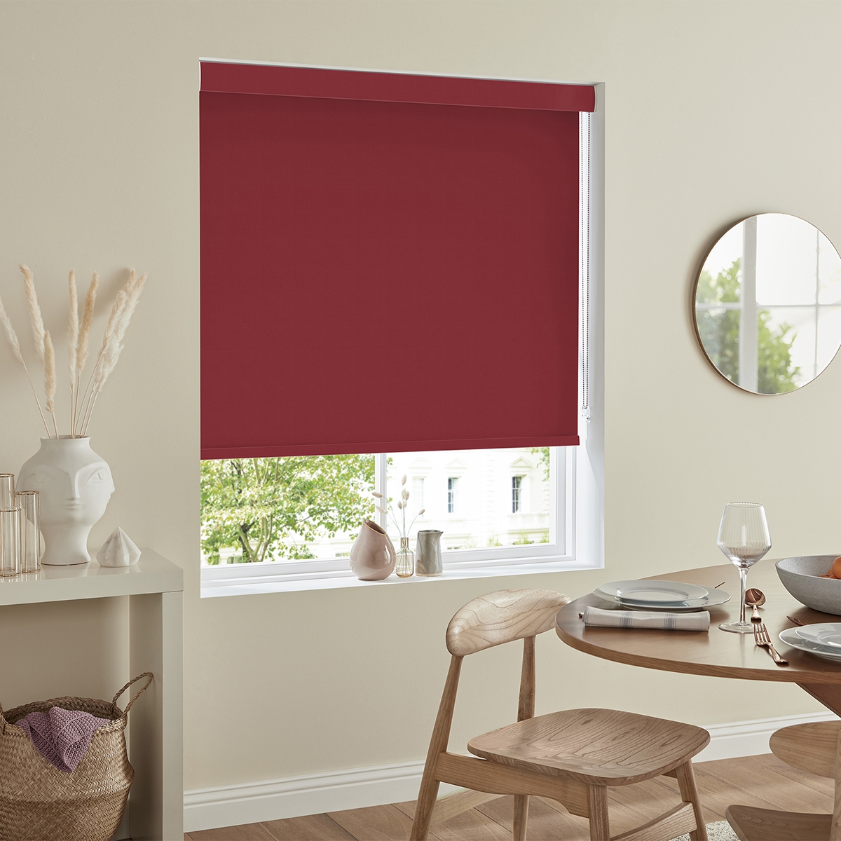 Product photograph of Miranda Peony Roller Blind from Choice Furniture Superstore.