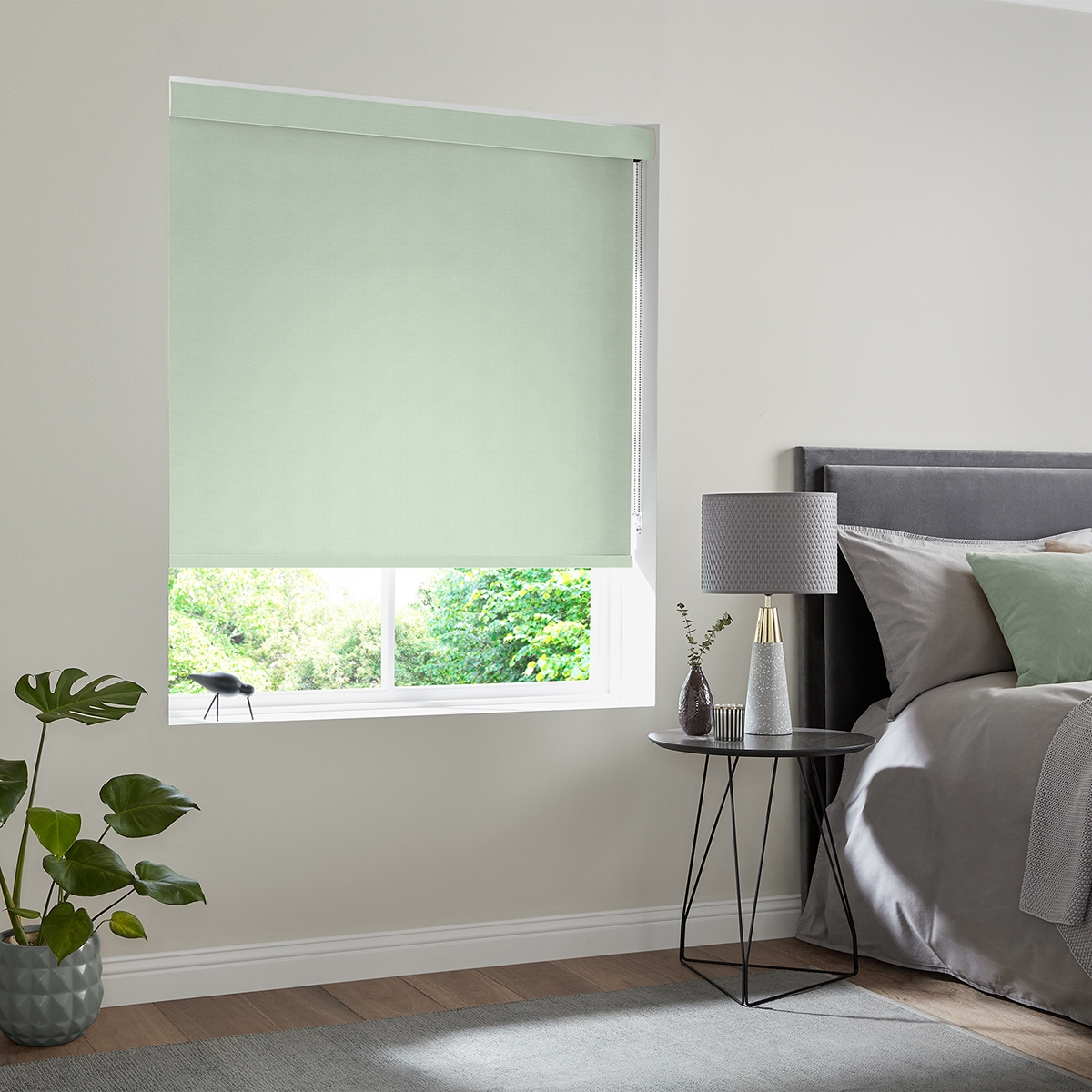 Product photograph of Miranda Seagreen Roller Blind from Choice Furniture Superstore.