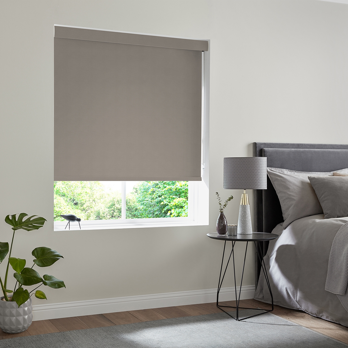Product photograph of Miranda Dolphin Roller Blind from Choice Furniture Superstore.