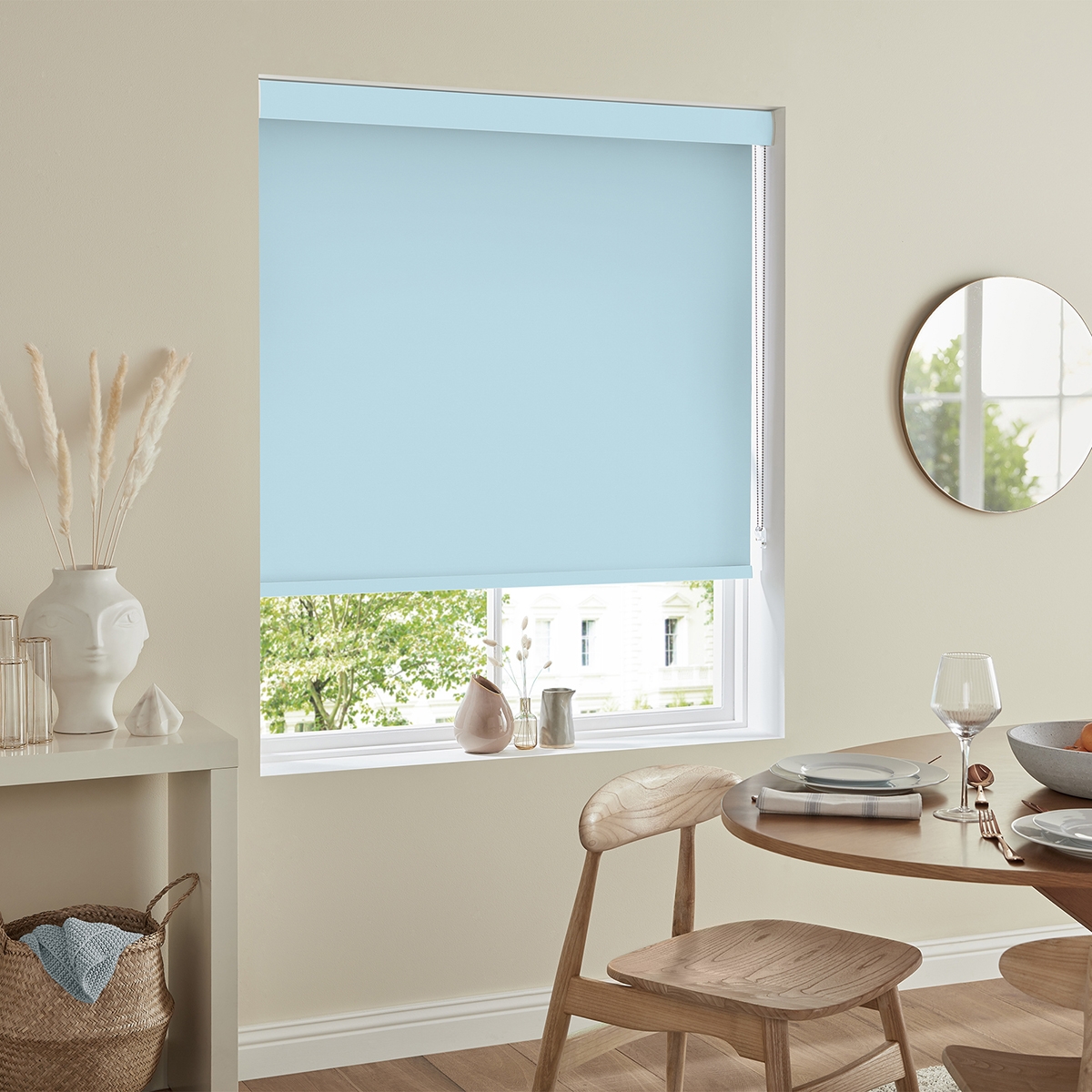 Product photograph of Miranda Fresh Sky Roller Blind from Choice Furniture Superstore.