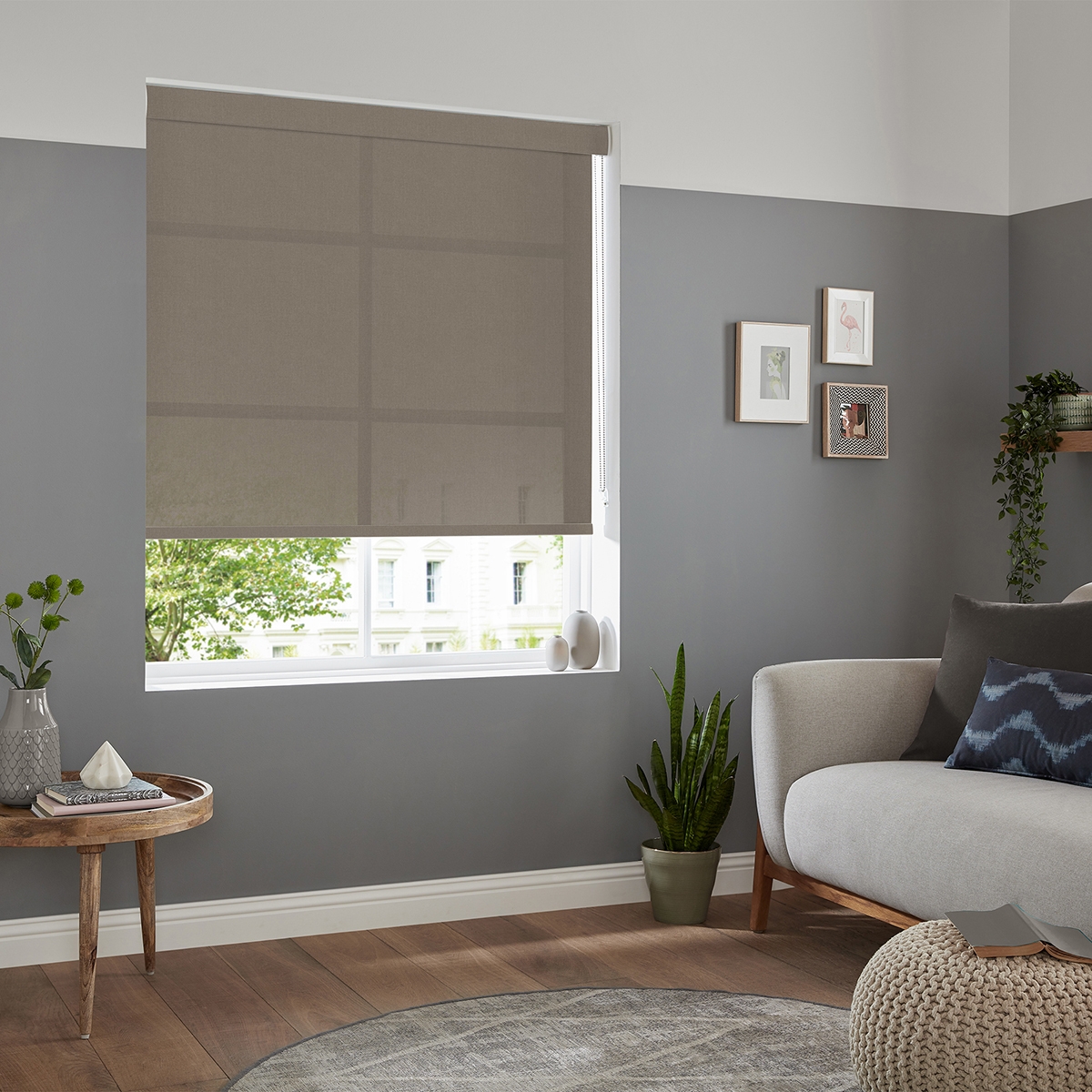 Product photograph of Hermoso Chocolate Roller Blind from Choice Furniture Superstore.