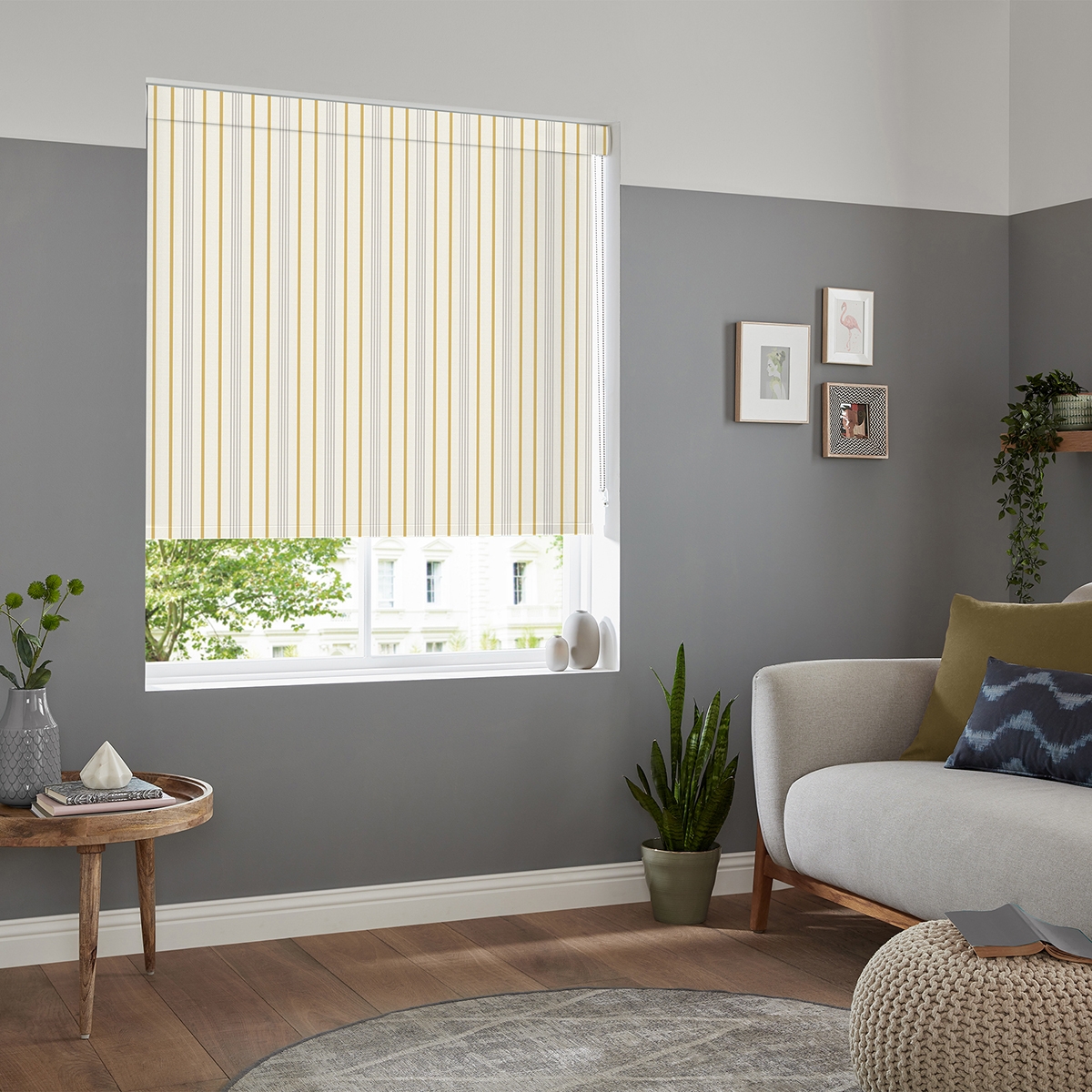 Product photograph of Tolano Yellow Roller Blind from Choice Furniture Superstore.